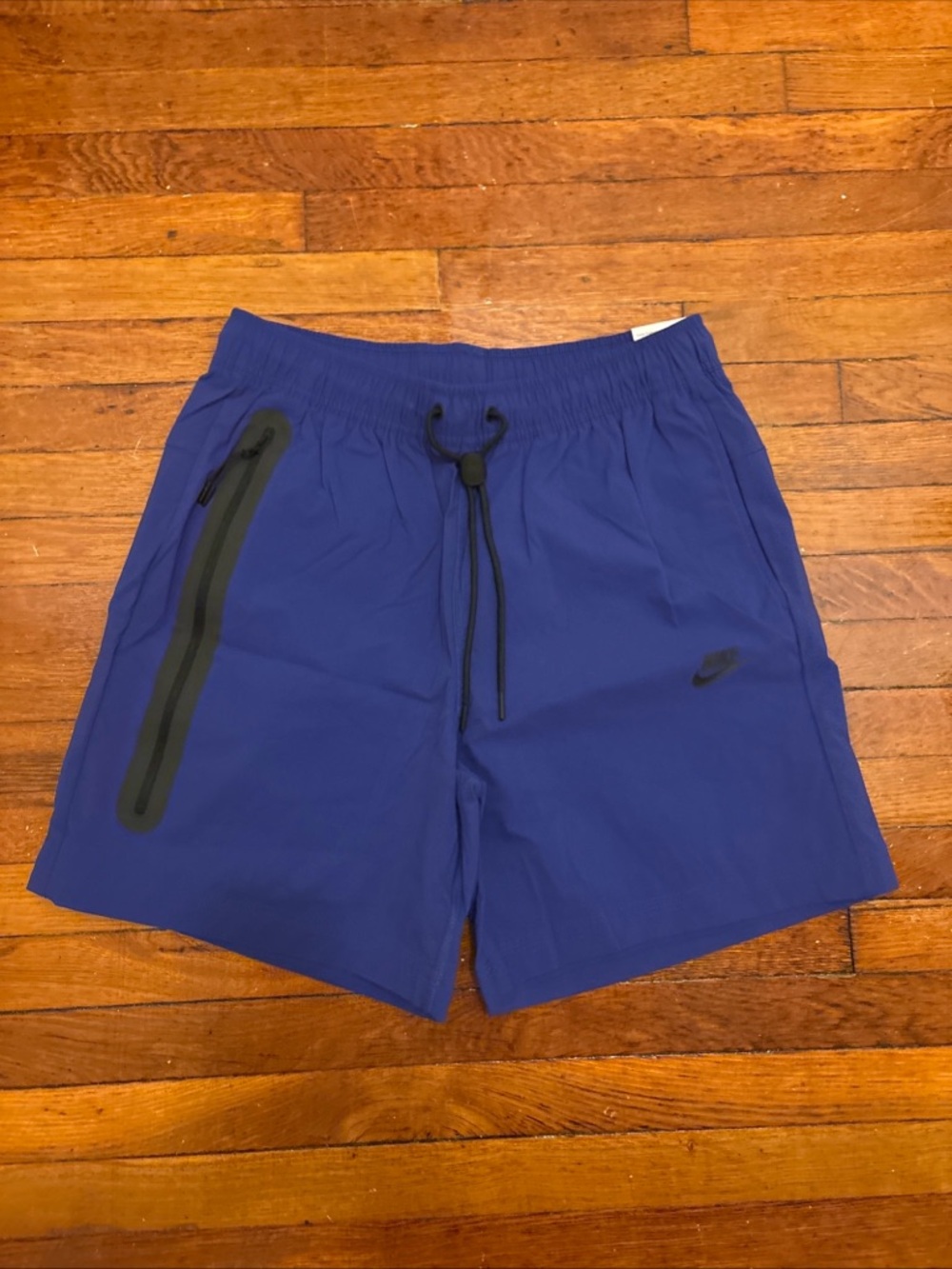 Nike Men's Royal Blue Tech windbreaker Athletic Shorts size medium